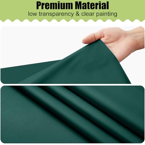 Image of Smiry Disposable Table Cloth 3 Pack, 54 x 108 Inch Waterproof Plastic Tablecloth, Decorative Rectangle Table Covers for Party, Birthday, Picnic, Christmas Green