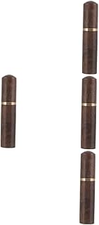 Plastic Containers 4pcs Needle Loader Stainless Steel Wooden Ebony Travel Medicine Kit