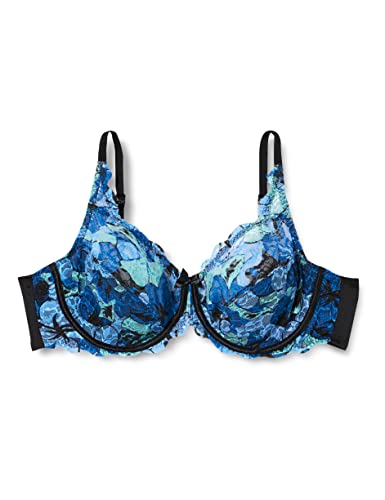 Playtex Sujetador Con Aros Flower Elegance, Sujetador con aros Mujer, Multicolor (Estampado Invierno), 90B