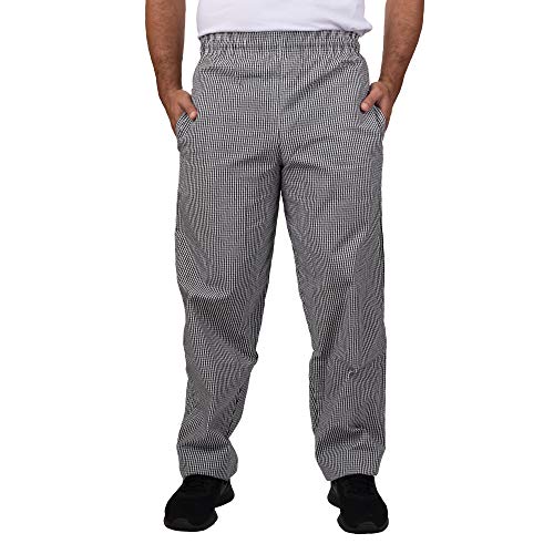 Elite Kitchens Apparel Professional Adult Size Chef Uniform Pants Bulk Packs (3, Large)