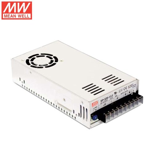 Mean Well SP-320-27 Enclosed Switching AC-to-DC Power Supply, Single Output, 27V, 0-11.7A, 315.9W, 2.0