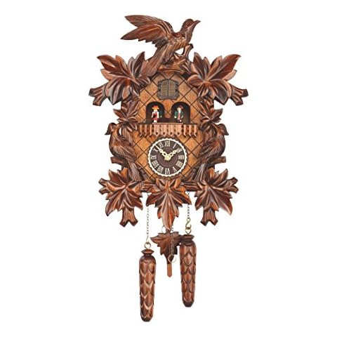 Trenkle Quarz Kuckucksuhr mit Musik 7-Laub Cover