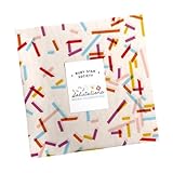 Rashida Coleman Hale による敬礼レイヤーケーキ(42ピース)ルビースターソサエティ用 10 x 10インチ (25.4 cm x 25.4 cm) ファブリック 正方形 DIY キルト生地