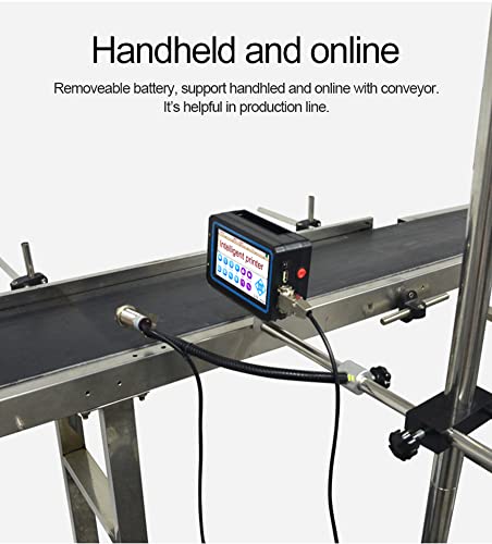 Imprimante jet d'encre portable code-barres et machine codage LED