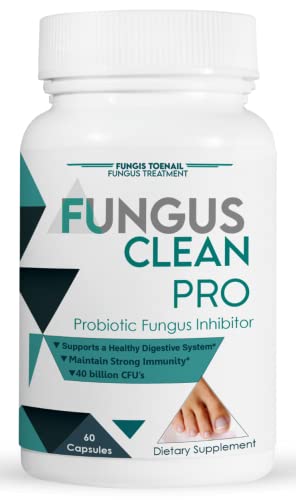 Fungus Clean Pro - Contains 40 Billion CFU Probiotics - 60 Capsules