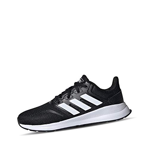 Image of Adidas Boys RUNFALCON K CORE Black /FTWR White /CORE Black Running Shoe - 1 UK (EG2545)