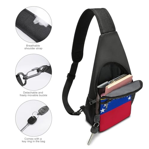 Mochila tipo bandolera deportiva para hombre y mujer miniatura 4