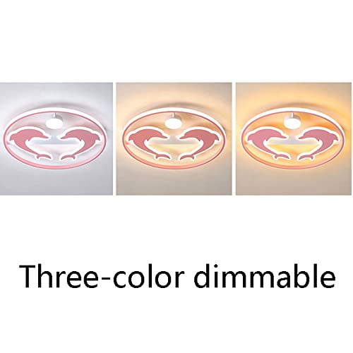 Plafonnier LED moderne à intensité variable pour régler la lumière du salon
