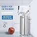 TMCRAFT 128oz Mini Keg Growler, Pressurized Stainless Steel Home Keg Kit System with Updated Co2 Regulator Keeps Fresh and Carbonation for Homebrew, Craft and Draft Beer