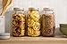 Ball - 64oz Wide Mouth Mason Jars with Lids & Bands 2-Pack Half Gallon Mason Jars Clear Glass for Kitchen Storage & Canning for Herbs, Jelly, Jams, and Spices