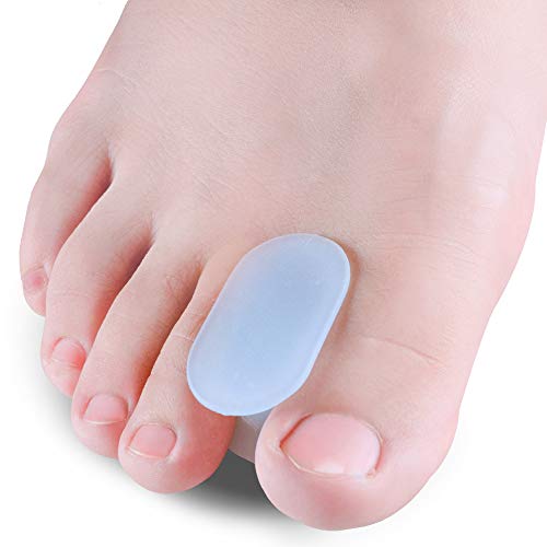 Welnove - 4 Pcs Gel Toe Separators Spacers, Bunion Correctors (Large Size), Toe