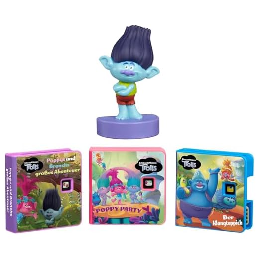 Little tikes Story Dream Machine Trolls Hug, Sing- & Tanz-Sammlung – Märchenstunde, Bücher, Hörspielfigur, Spielzeug für Kleinkinder und Ältere Kinder, Geeignet für Mädchen und Jungen ab 3 Jahren