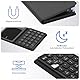 3-in-1 Bluetooth Nummernblock & Trackpad & Taschenrechner - Wireless Dual Bluetooth Nummernblöcke 23 Tasten, Kabelloses Touchpad & Numpad wiederaufladbarer, faltbarer für Laptop, Desktop, PC, Notebook