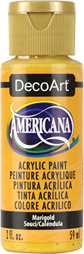 Image of DecoArt Americana Acrylic Paint, 2-Ounce, Marigold