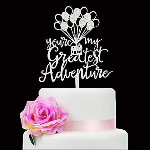 You're My Greatest Adventure Cake Topper, The Adventure Begin Cake Topper, Wedding/Bridal Shower Cake Topper Cover