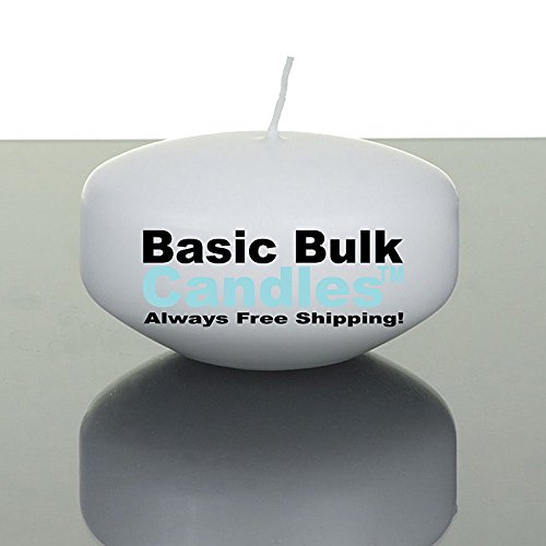 BBC White Floating Candles, Small 2 inch Candles, Set of 144