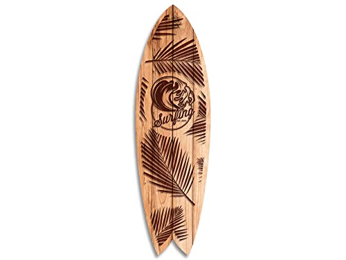 Planche de surf décorative pour habiller un mur vide sans encombrer l'espace