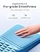 Vaydeer Ergonomic Mouse Pad with Wrist Support – Memory Foam Mousepad with Massage Bulge & Non-Slip PU Base, Relieves Carpal Tunnel Pain, Ideal for Computer, Laptop, Office & Home (11.7×7.6 in, Gray)