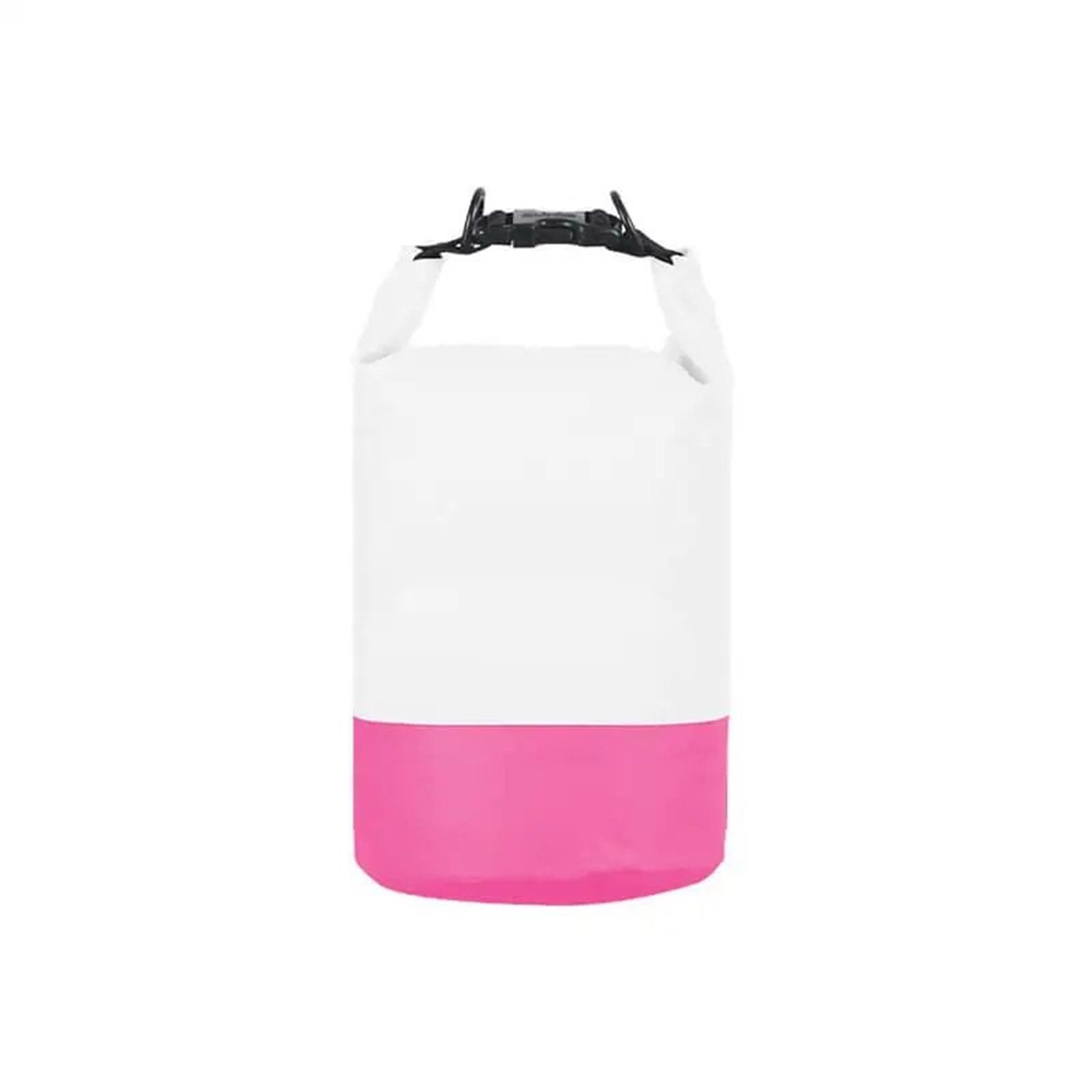 Dry Bag Borsa stagna Impermeabile da 15 Litri con Parte Superiore Arrotolabile,Asciutto Che Mantiene l'attrezzatura asciutta per Immersioni subacquee, Surf Zaino Impermeabile(Pink)
