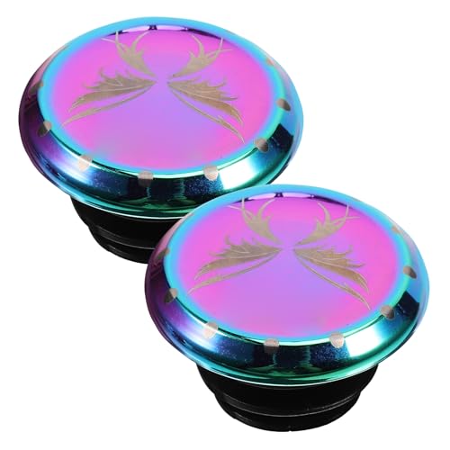 BESPORTBLE 2 Stück Fahrrad Lenker Endstopfen Kappen Bunte Lenker Griff End...