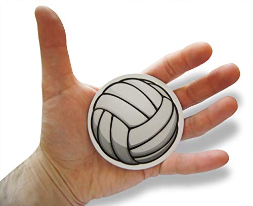 Set de 12 imanes decorativos de voleibol pequeños miniatura 4
