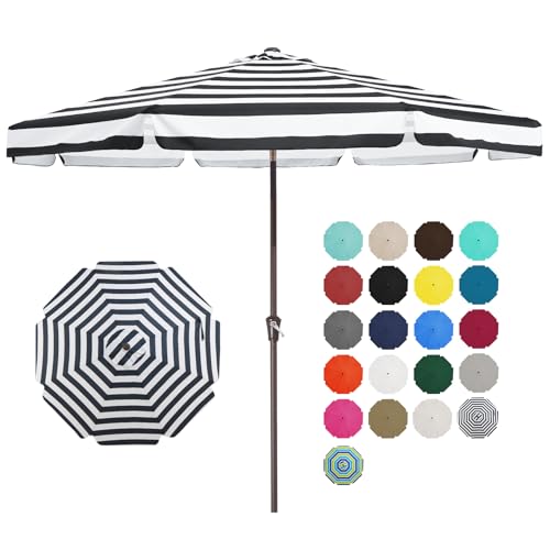 JEAREY 9' Patio Market Umbrellas Outdoor...