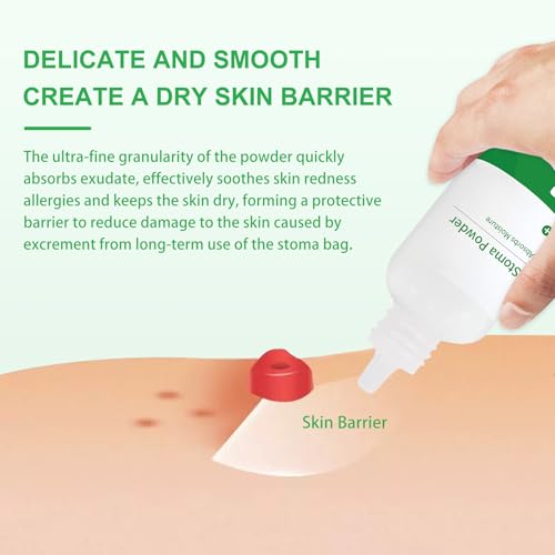 stoma powder medical protective skin barrier powderskin prep protection stoma adhesive powderostomy supplies1 oz