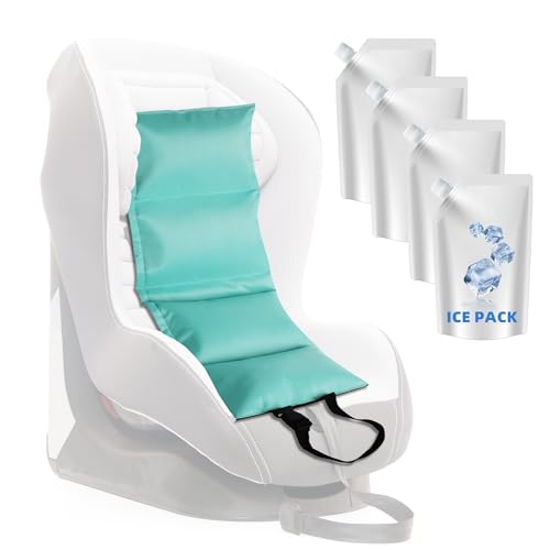 LuQiBabe Stroller Cooling Pad with Ice Pack for Baby Booster Car Seat Cooling Pads Stroller Summer Accessories Strollers Cooler Pad for Kids Toddler Summer Carseat Cooler Liner
