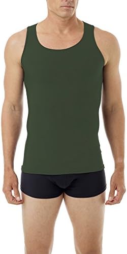 Underworks Mens Microfiber High Performance Compression Tank for Workouts, Sports Training and Shaping 3-Pack