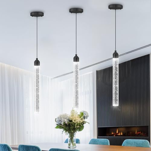 Image of Mini Chandeliers Modern Crystal Pendant Lighting LED Dimmable Pendant Lights Kitchen Island Dining Room