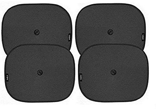 That's My Style Z Black Chipku Car Curtain Sunshades (3 Months Manufacturing Warranty) Chipkoo Window Sunshades Vaccums (Set of 4 Pcs) for Maruti Wagon R