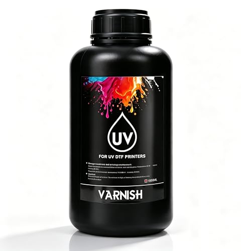 UV DTF Ink 1000ml Varnish Ink for UV DTF Printer Printing on A B Films for XP600 TX800 i3200 i1600 L805 1390 DX4 DX5 DX6 DX7 DX10 Sticker Printer