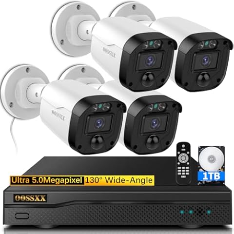 OOSSXX Wired Security Camera System Cover