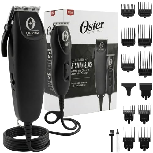 Oster Professional Universal Hair Cutting Kit: High-Performance Magnetic Clipper and