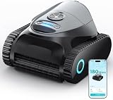 C1 Robot de Piscine Fond et Parois, Double Filtre, 7 Modes de Nettoyage, 180 Min d'Autonomie, Robot Piscine sans Fil, Puissant Aspirateur pour Piscines jusqu'à 150 m²,Platine