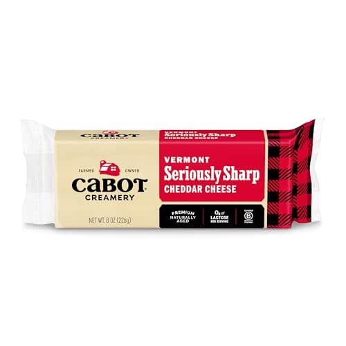 Cabot Vermont, Cheddar Seriously Sharp Bar, 8 Ounce