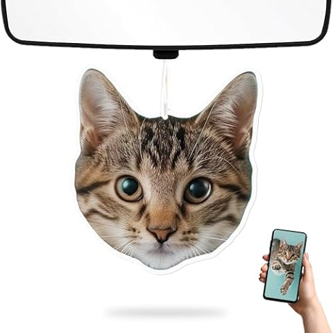 Custom Shape Air Fresheners for Car - 12 Scent Options - Die Cut Shape Photo Air Fresheners, Double-Sided - Car Fresheners with Logo Cover