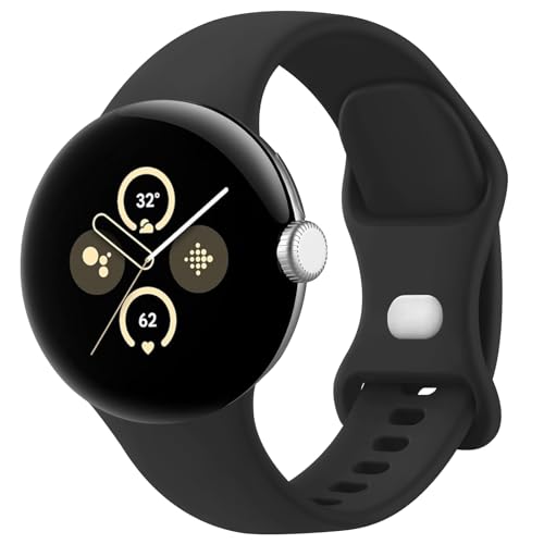 Tobfit Silicone Strap for Google Pixel Watch 3 41mm / Pixel Watch 2 / Pixel Watch Straps (2024/2023/2022), Waterproof Sport Replacement Band for for Pixel Watch 2/ Pixel Watch 1 41OjfdfZX1L. SL500
