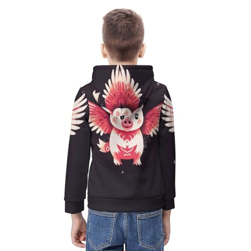 Sweat à capuche cochon pour enfant : finis les pulls froids sans protection