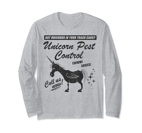 T-shirt Onward Unicorn Pest Control à manches longues à offrir pour Noël