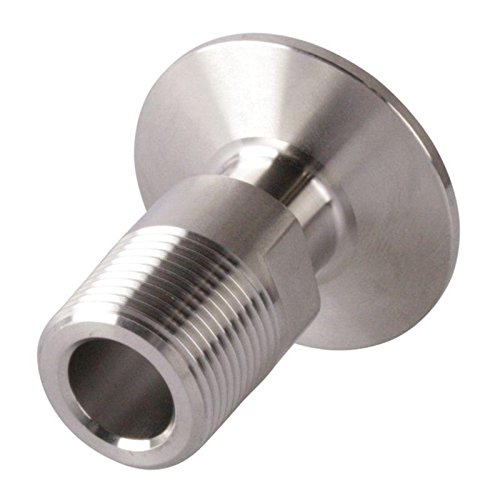 NPT Adapter | Tri Clamp 1.5 inch x MNPT 3/4 in - Glacier Tanks - (3 Pack)