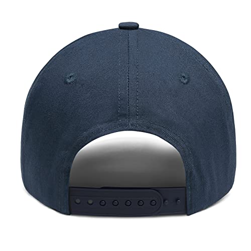 Cheniuua Dallas Hat Embroidered City Hat Adjustable Baseball Cap For Men Women Navy Blue #TOP5