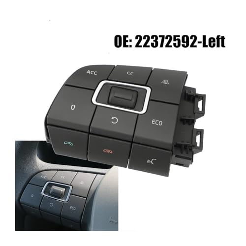 Bouton de volant multifonction Volvo FH pour une cabine premium