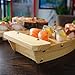 JapanBargain, Japanese Bamboo Sushi Boat – Traditional Boat-Shaped Serving Tray with Removable Center, Sushi, Sashimi, Nigiri, Appetizer Platter for Home or Restaurant, 16.5 inch