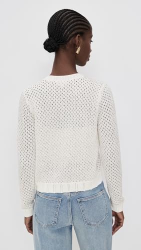 L'AGENCE Women's Blanca Sequin Crop Cardigan3