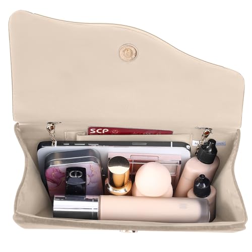 Image of Clutch Purses for Women Evening Bag Faux Suede Formal Party Wedding Cocktail Prom