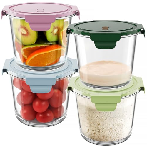 Comparison: Best Soup Storage Container 3 23oz Glass Meal Prep Containers with Lids, Airtight 3-Cup Glass Storage Containers Set, Heat-Resistant BPA-Free for Soup, Leftover, Microwave, Dishwasher, Fridge and Freezer Safe (4 Packs)