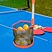 POPETPOP Table Tennis Ball Picker with Long Adjustable Handle Convenient Portable Ball Collector for Easy Retrieval and Training Sessions