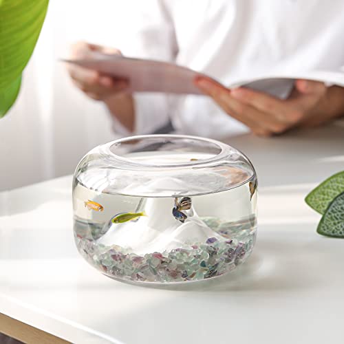 Image of T4U Crystal Chips Stone Crushed Quartz Glass 1LB - Fluorite Tumbled Gravel Small Decorative Pebbles Bulk, Mini Polished Rocks Pieces for Crafts, Vases Filler, Succulent Plants, Aquarium Gravel Rocks