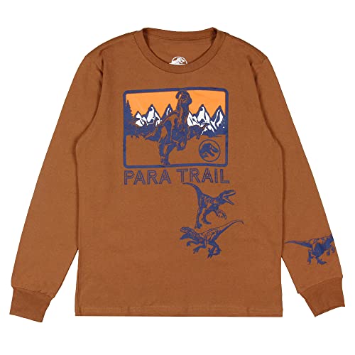 Jurassic World Boys' Dominion Para Trail Long Sleeve Graphic Print T-Shirt2